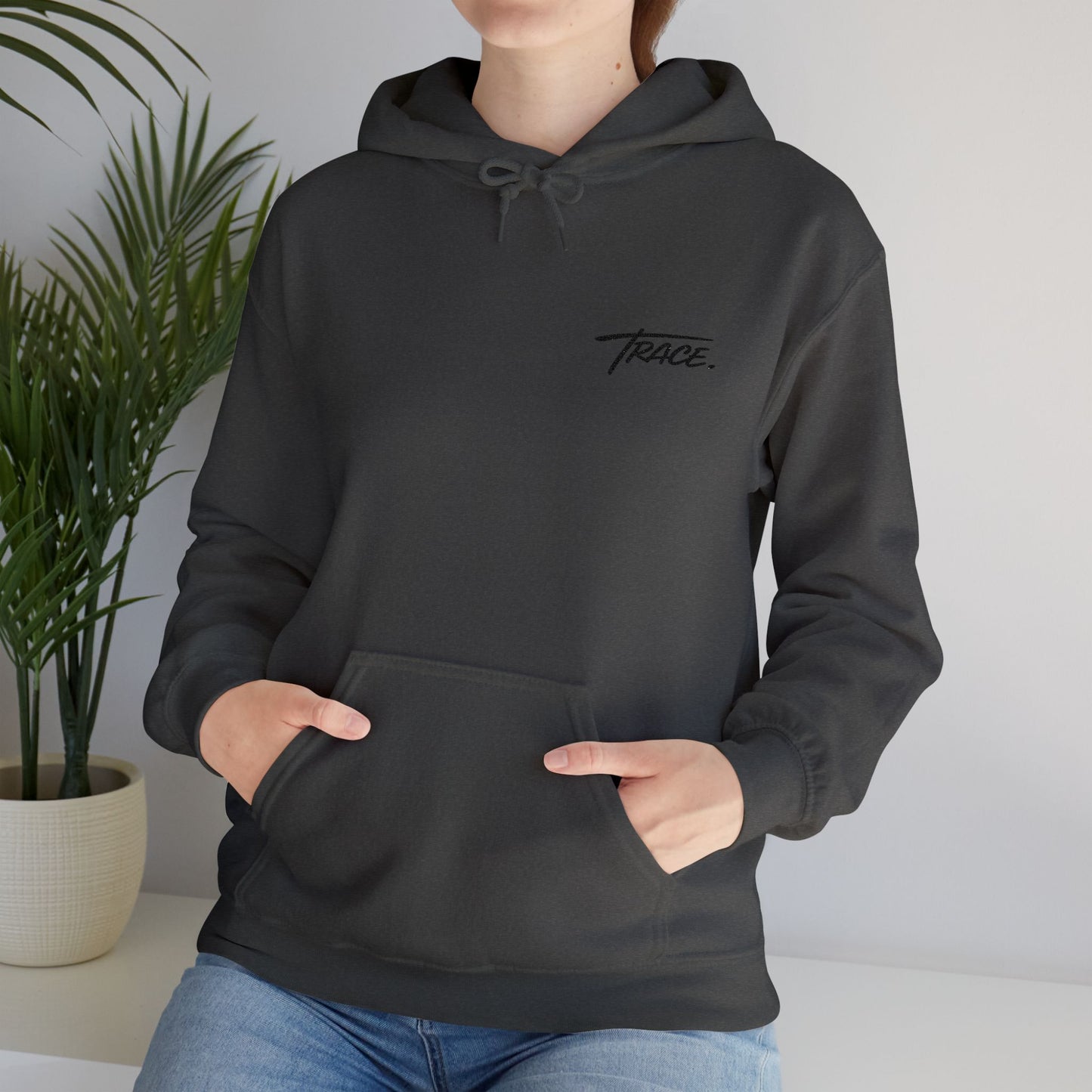 TRACE. Embroidered Signature Hoodie