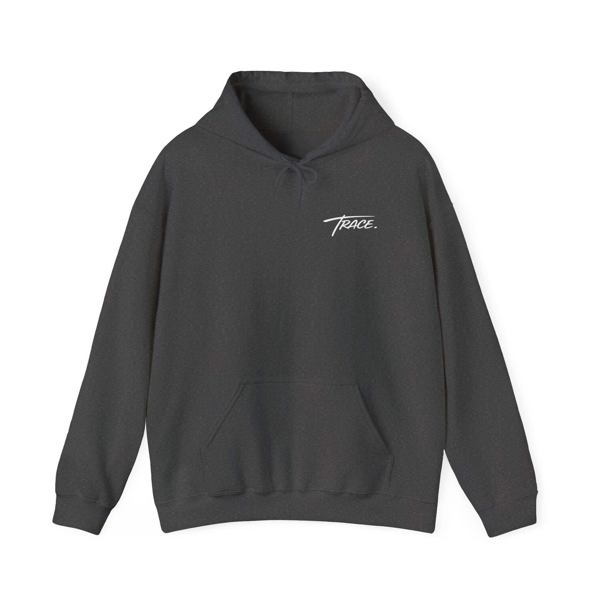 Dark Heather White Print