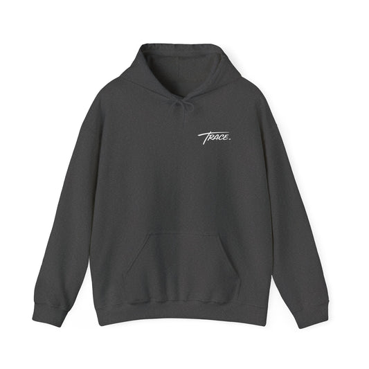 Dark Heather White Print