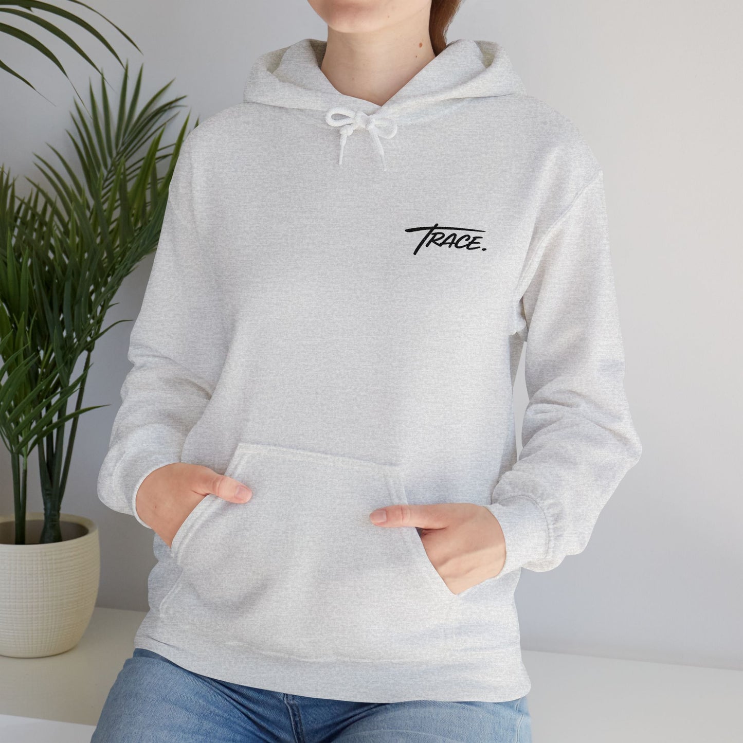 TRACE. Embroidered Signature Hoodie