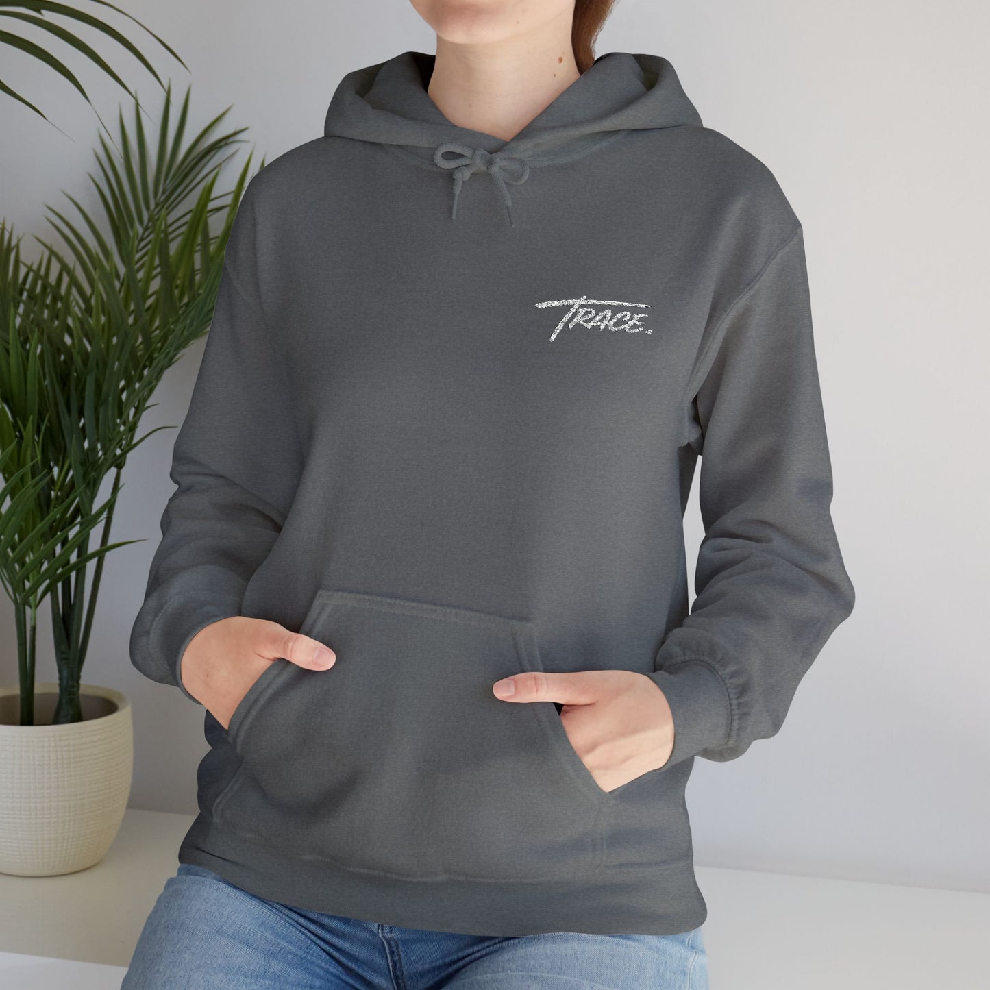 TRACE. Embroidered Signature Hoodie