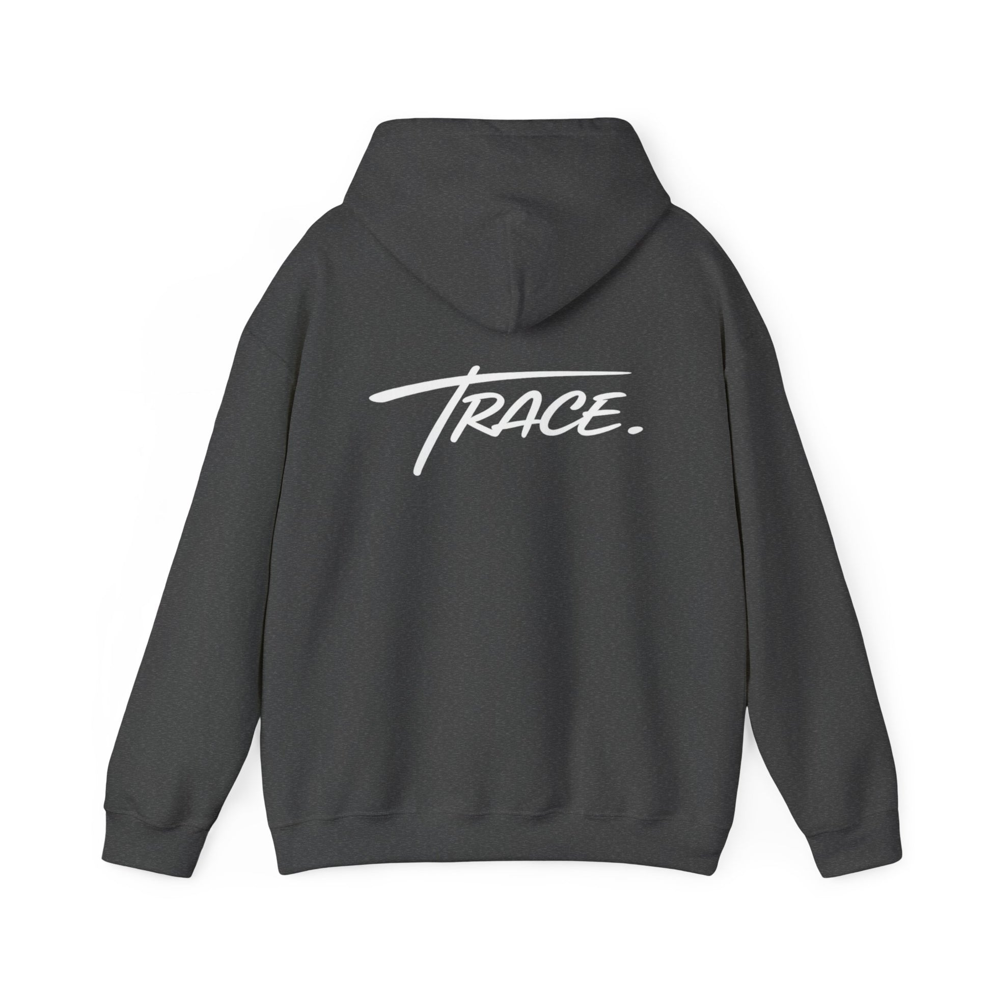 Dark Heather White Print